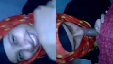 हिजाबी पाकिस्तानी वाइफ ने टॉयलेट में लंड चूसा वीडियो